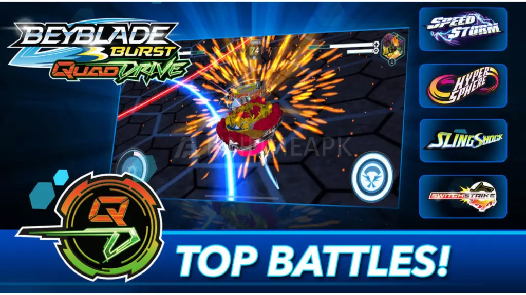 Beblade burst rivals mod  battles