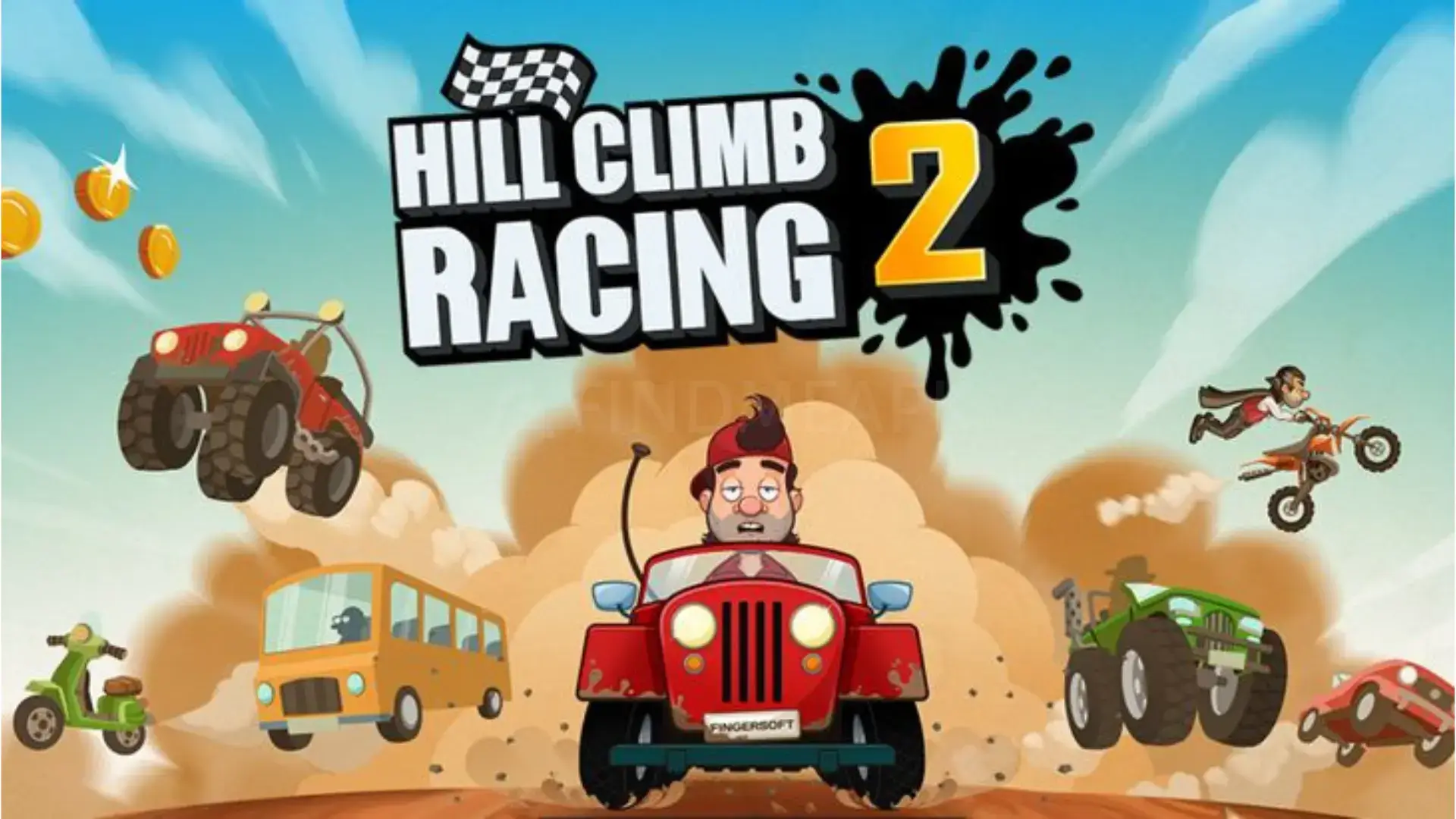 Download Hill Climb Racing 2 MOD APK v1.57.0 (Unlimited Gold) for Android