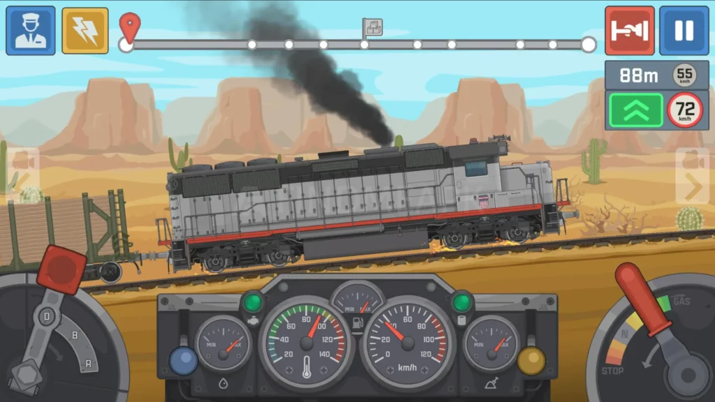 Train simulator system