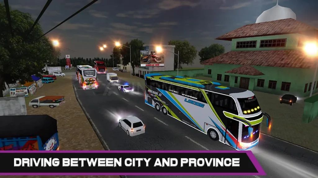 Mobile Bus simulator realistic maps