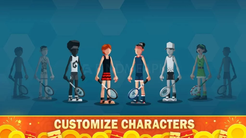 Badminton League Customize characters