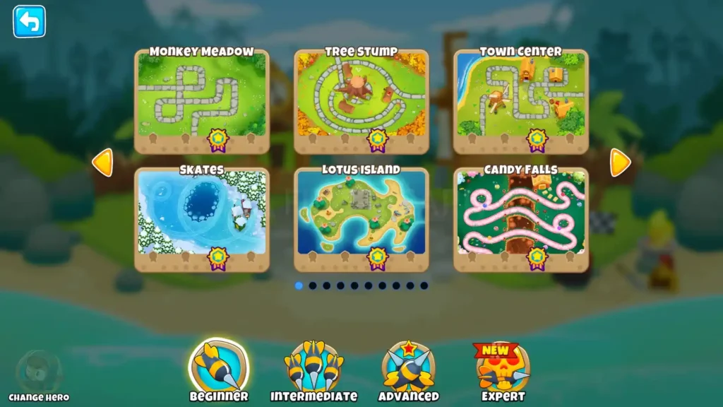 Bloons TD 6 maps