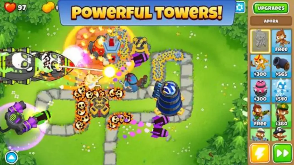 Bloons TD 6 towers
