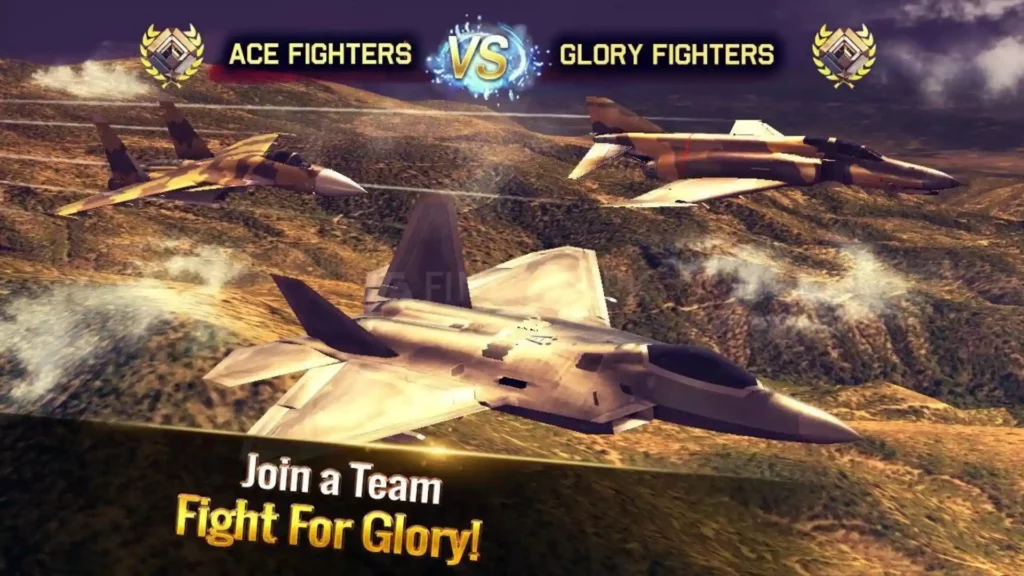 Multiple Challenges in Ace Fighter APK 