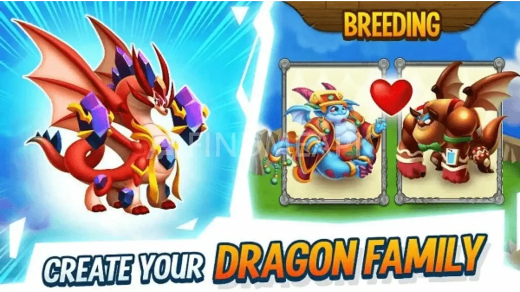 Dragon City MOD APK Breed Dragons Family