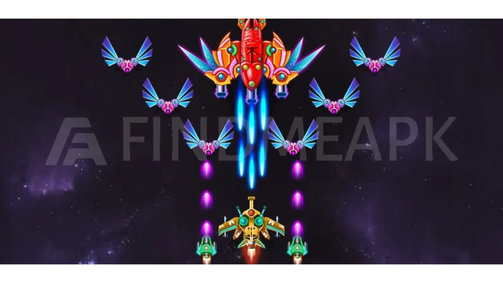 Space Shooter MOD APK spaceship fight