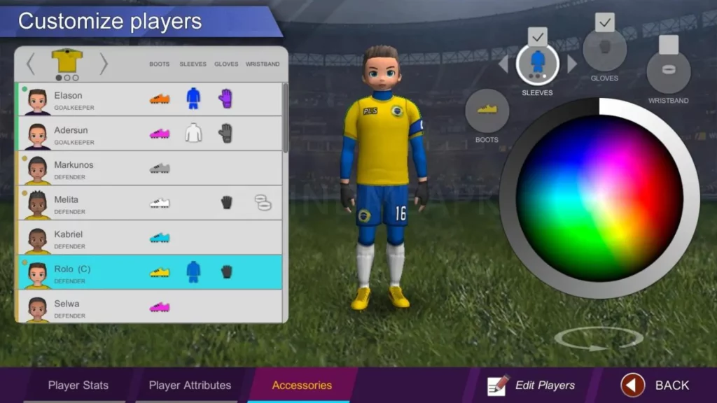 Customize Players in findmeapk.com