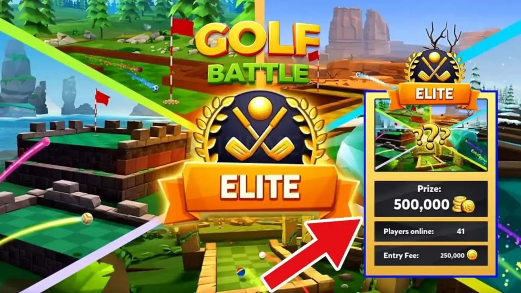 Golf Battle Mod features