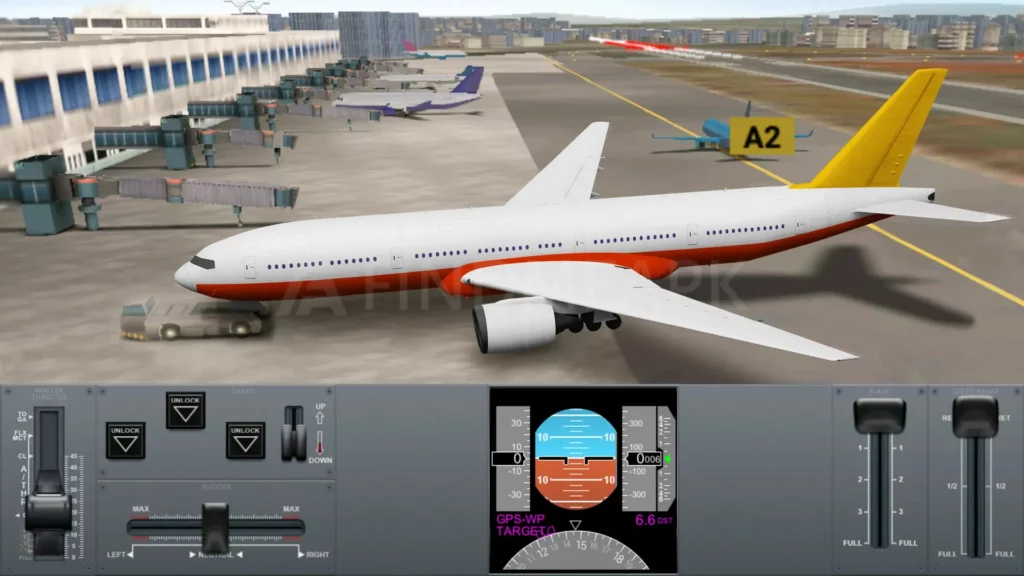 Controls in Airline Commander MOD APK