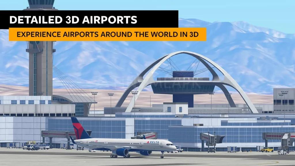 Detailed 3D Airports in Infinite Flight Simulator