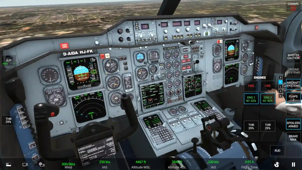 Real Flight Simulator Air Traffic Controls