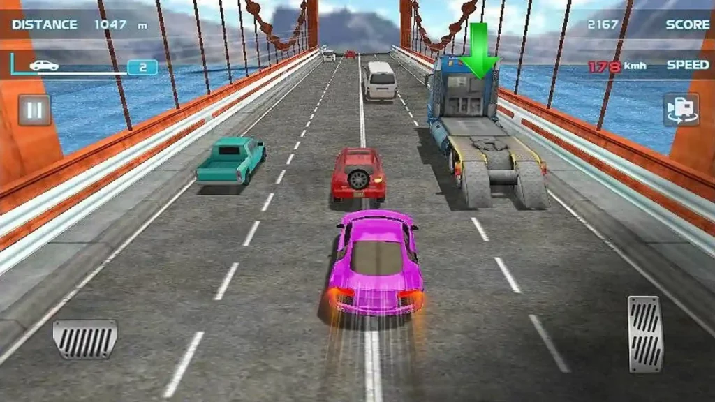 Turbo racing 3D MOD APK Gameplay