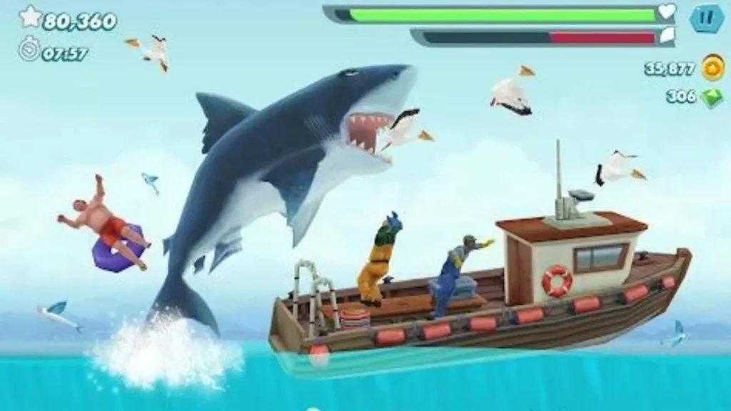 hungry shark evolution gameplay
