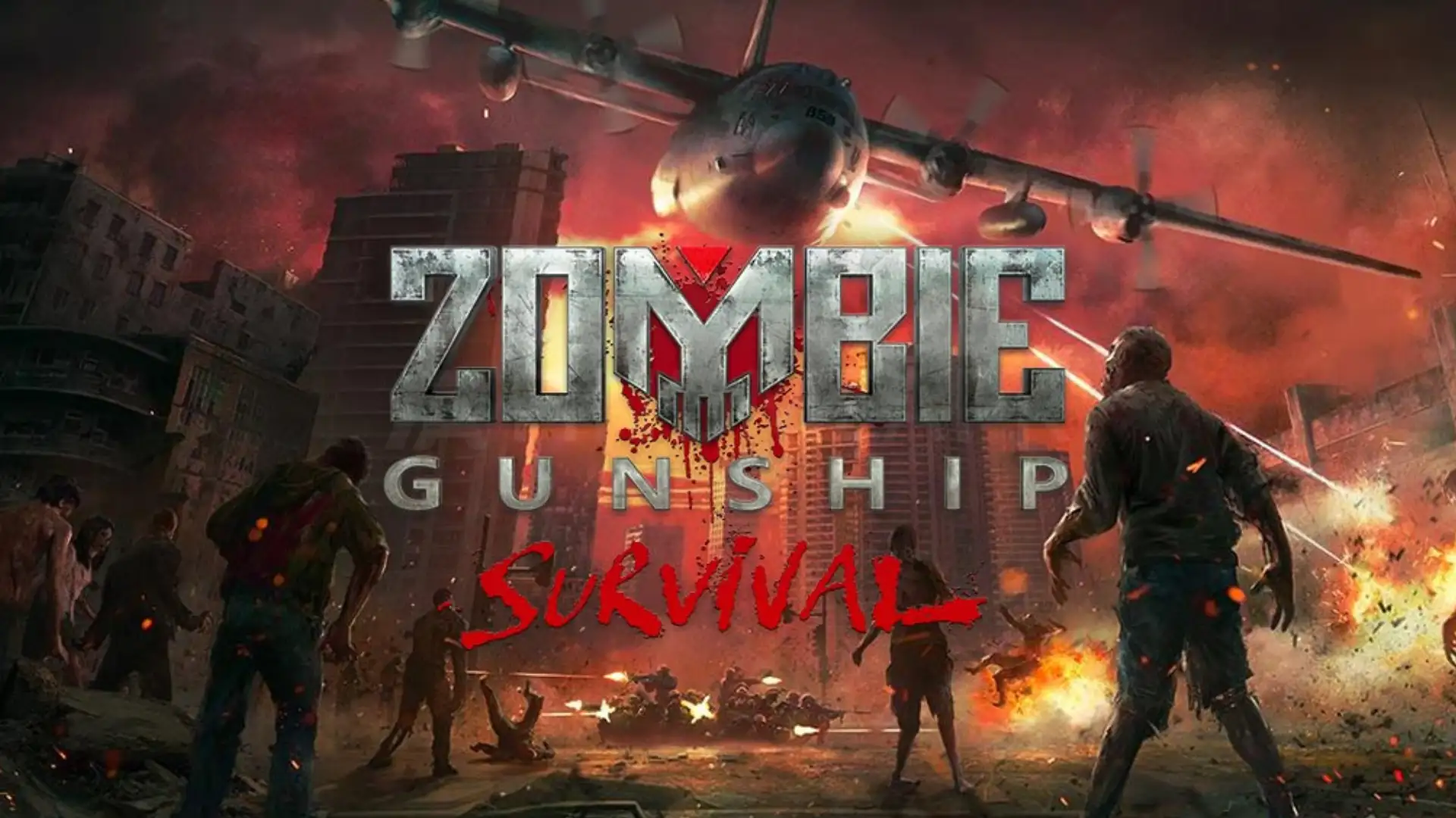 Zombie Gunship Survival MOD APK Main Image