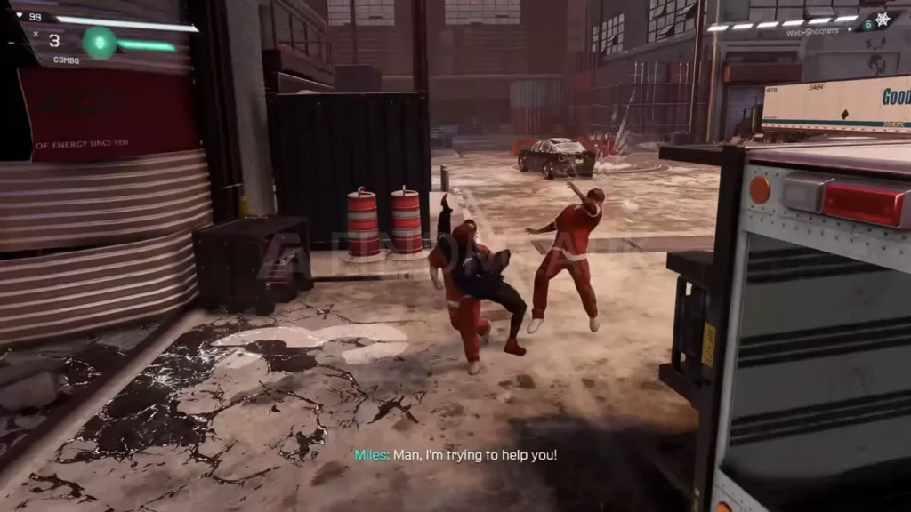 Spiderman Miles Morales APK Action fight