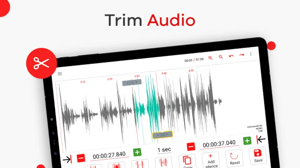 Audiolab trim audio