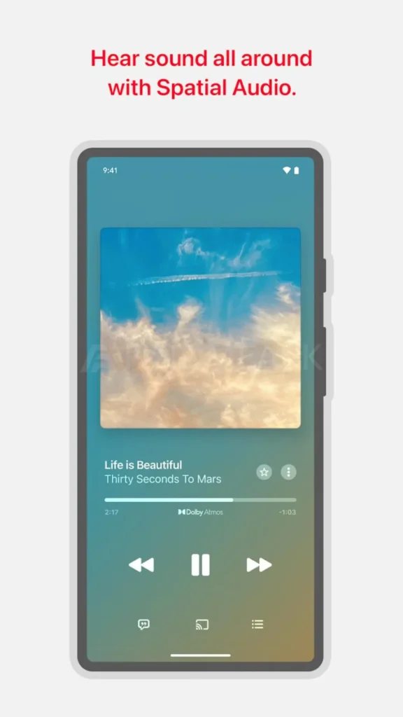 Spatial audio Apple music